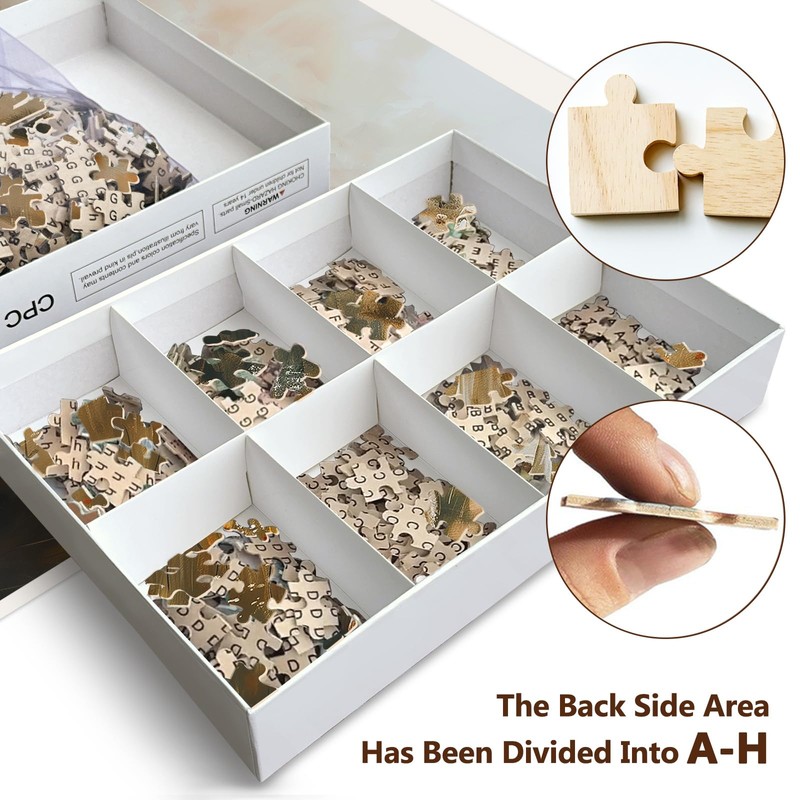 Christian Puzzles for Adults 1000 Pieces - Jesus Wooden Puzzles
