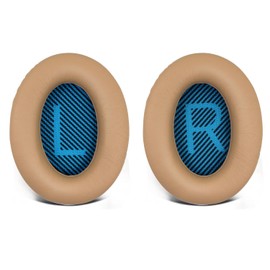 almohadillas para orejas de repuesto para auriculares Bose QuietComfort 15/QuietComfort 25 (QC15/25), fundas para auriculares con espuma viscoelástica, piel suave, auriculares adaptables con cancelación de ruido Bose
