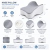Large Memory Foam Knee Pillow for Side Sleepers – 14-Inch