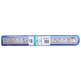 THD Stainless Steel Ruler 15cm, 0.7mm Thickness