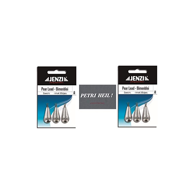 .Jenzi Set of 2 Pear Lead, 30 g, 2 x