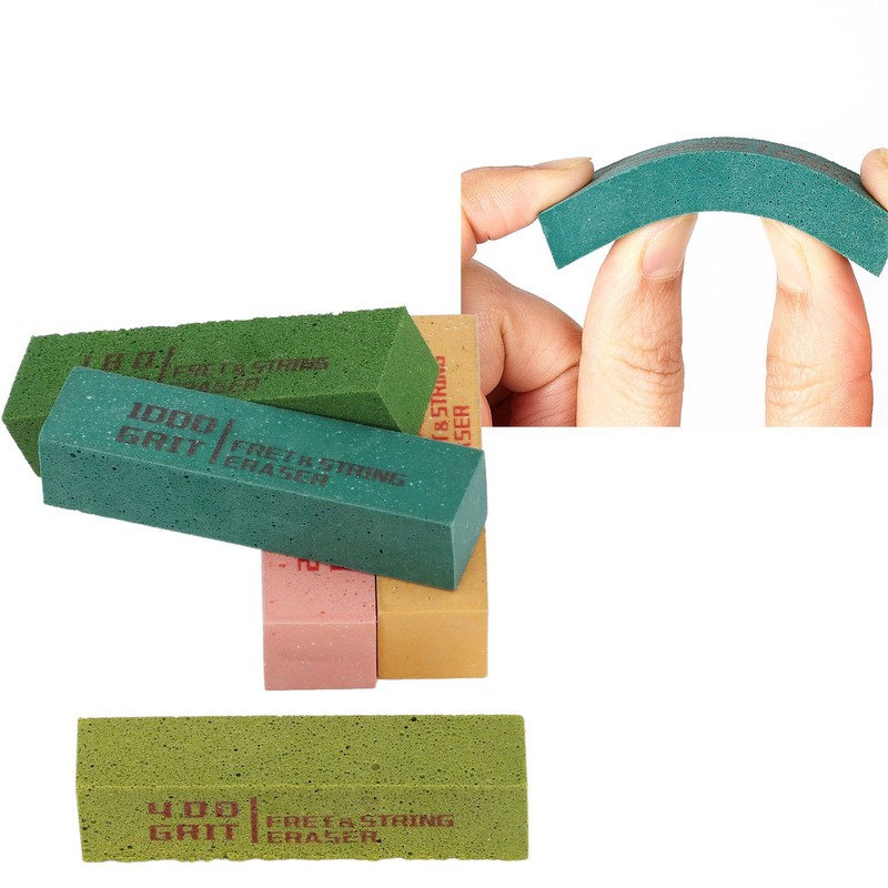 5Pcs Guitar Fret String Eraser 180 400 1000 1500 2000