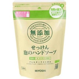 miyoshi soap additive-free soap foam hand soap refill