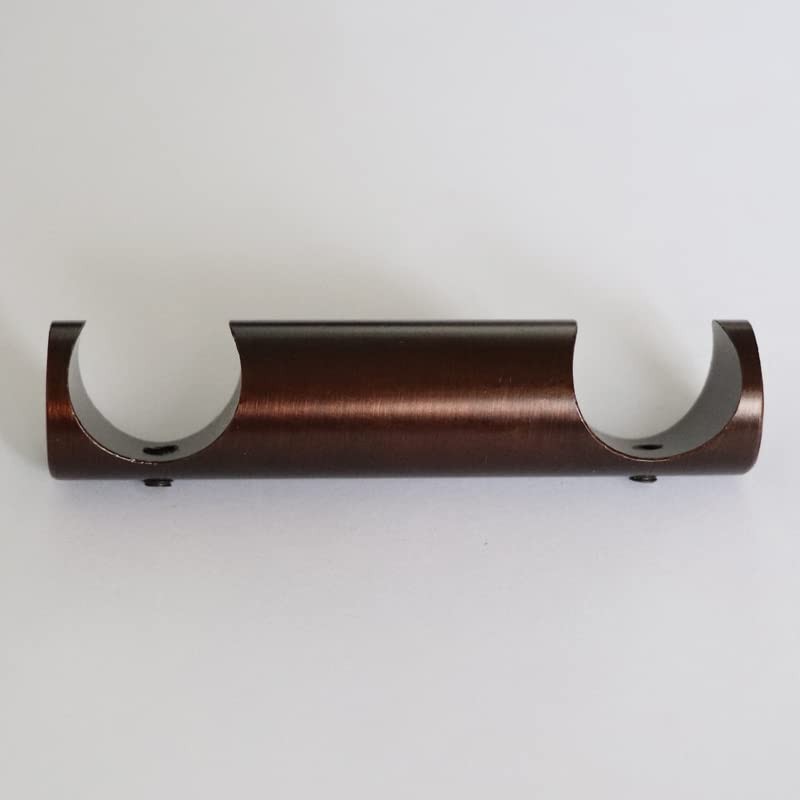 Refila 2 Pack Diameter 19mm(0.75 inch) Double Curtain Rod Bracket