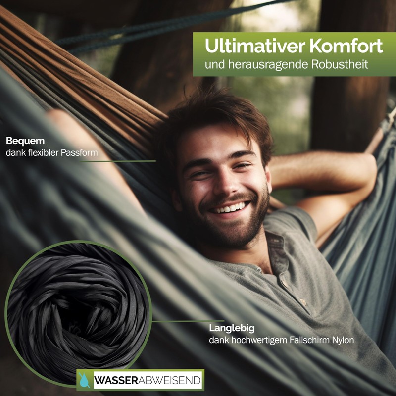 Hammock Camping Hammock for 2 People, Ultralight Outdoor Hammock, Perfect