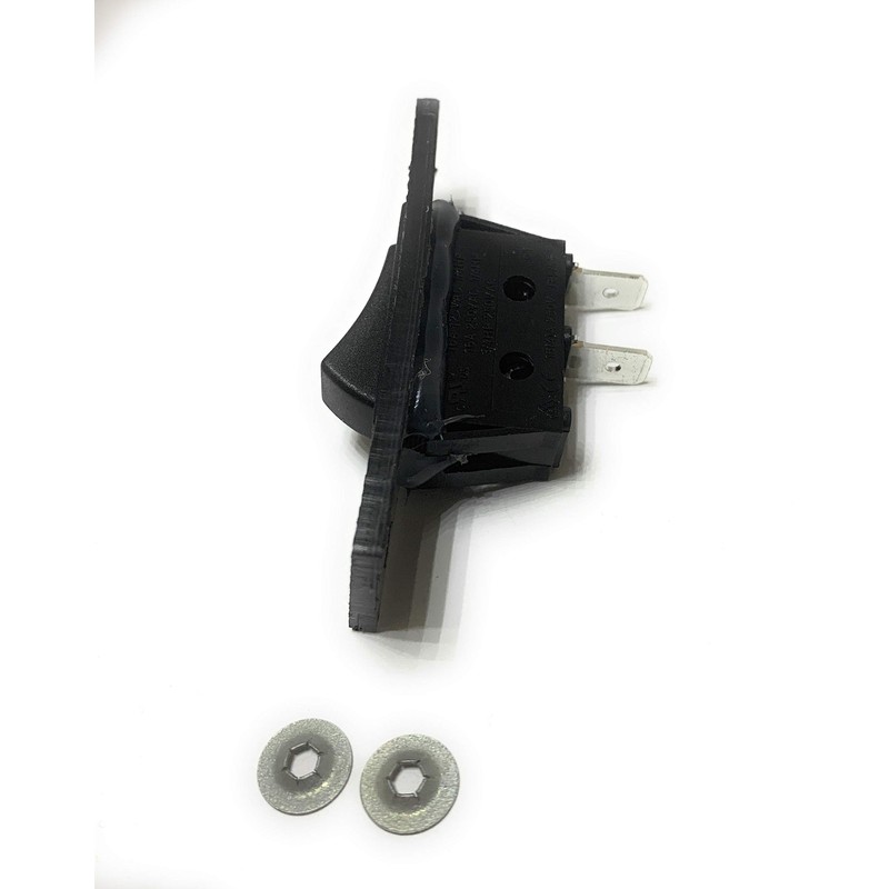 715397 Replacement Black Fan Rocker Switch Compatible With Whirlpool Jenn-Air