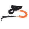 Unbranded (Aurantia) TPU Surfboard Leash With Heliciform Design Comfortable And