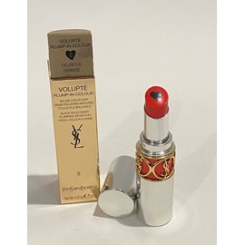 Yves Saint Laurent Ysl Lipstick Volupte Plump In Colour #5 DELIRIOUS ORANGE New In Box