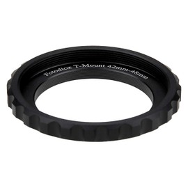 Fotodiox Lens Adapter Astro Edition - Compatible with 48mm (x0.75) T-Mount Wide Field Telescopes to 42mm (x0.75) T-Mount (T/T-2) Screw Mount Adapters for Deep Space Astro-Photography
