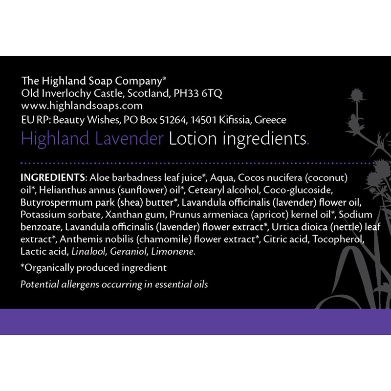 The Highland Soap Company Highland Lavender Hand Care Gift Set