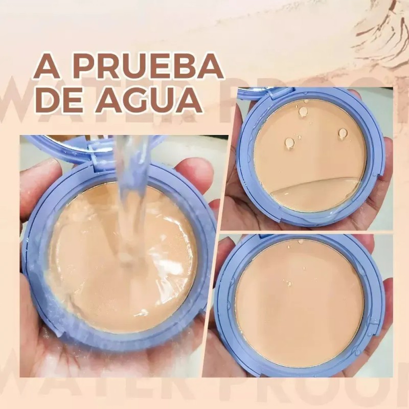 C 3x/set Polvo Mate Base De Crema Bb Bálsamo Labial