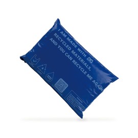Owlpack Eco Friendly 2 MIL Blue Recycled Mailers (6" x 9", pack of 100)