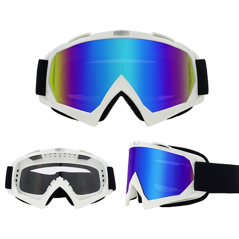 immoono Motorcycle Goggles with Face Mask, Dirt Bike Goggles Windproof