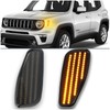 ULTRALTH Smoked LED Side Marker Lights Kit for Jeep Renegade