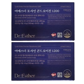 Yeo Esther Fossain Chondroitin 1200 60 tablets 2 boxes / 여에스더 포사인 콘드로이친 1200 60정 2박스