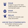 Dr Teal's Epsom Salt Magnesium Soak, Limited Edition Cozy Vanilla