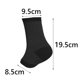 Harilla Kids Ankle Wrist Protector Boxing Ankle Braces Ankle Guard Muay Thai Ankle Braces for Basketball Taekwondo Black