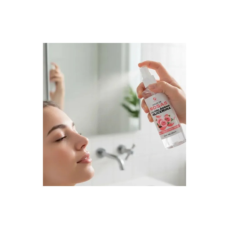 Agua De Rosas Con Colágeno Y Glicerina 250ml Alma Tierra