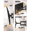 Perlegear Perlegear Full Motion TV Wall Mount for Most 26–50