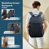 Long Keeper Travel Laptop Backpack Work Bag for Men Women
