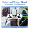30Pcs Zipper Repair Kit Universal Zipper Fixer, Plastic Detachable Pulls