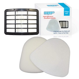 HQRP Filter Kit compatible with Shark Navigator UV540 NV358 NV391 NV390 NV350 series Lift-Away Professional Upright Vacuum Cleaner, XHF350 XFF350 Replacement