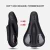 CXWXC Bicycle Saddle Cover, Ergonomic Gel Saddle Cover, Soft and