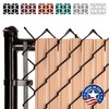 SoliTube Slat Made in America Privacy Inserts for Chain-Link Fence,