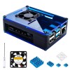 Miuzei Raspberry Pi 4 Case With Fan Cooling , 4