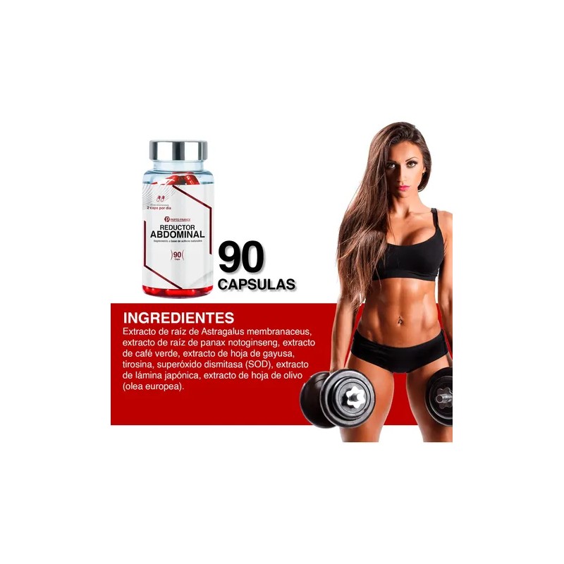 Kit Suplementos Glúteo Peptona + Reductor Abdominal Cápsula*