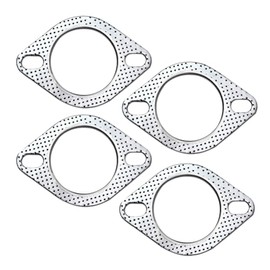 RCCT 2 Bolt Auspuff-Dichtung 76 mm, Performance-Rohrdichtung 76.1mm Exhaust Pipe Gasket Exhaust Flange Gasket (2 Bolt, 76mm)