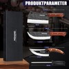 MDHAND Butcher Knife Set, 8PCS Butcher Cleaver Knife Set for