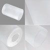 Eidonta 4 Pack White Frosted Glass Shades Replacement, 5.9in Height,