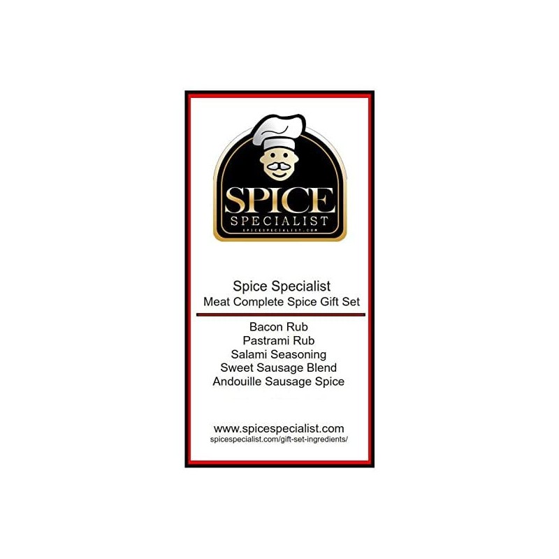 Meat Complete Gift Set Contains: 5 different spice jars