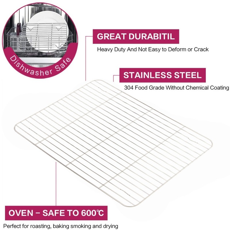 Kitchen Barbecue Racks Cooling Racks Net Stainless Steel Grid Wire