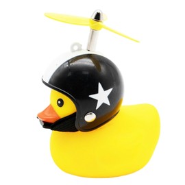 Children's Bicycle Bell, Cute Duck Bell for Children, Girls, Boys, Bicycle Bell for Bicycle, Balance Bike, Tricycle, 22 mm Children's Bicycle with Black Star Duck
