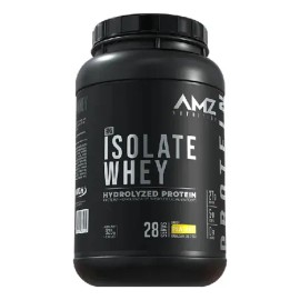 Proteina Amz Isolate Whey 2lbs 925g 28 Serv Sabor Platano                                                                                             