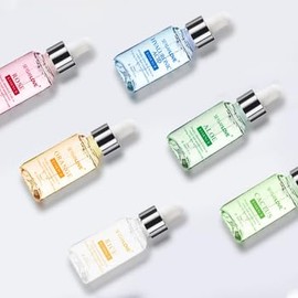 Organic Collagen Facial Serum, Available in 4 Varieties - Hyaluronic Acid, Aloe, Orange, Rice Essence - 30ML (30ML, Aleo Vera)