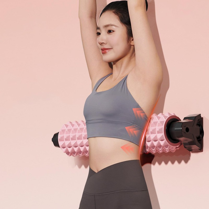 Portable Foam Roller with Suction Cup for Muscle Massage &