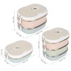 Brotdose aus Edelstahl, Luftdichte -Box, Tragbare Thermo-Lunchbox mit Griff für