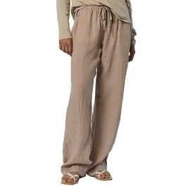 VELVET BY GRAHAM & SPENCER Velvet by Jenny Graham Women's Pico Woven Linen Pants, Khaki, Medium