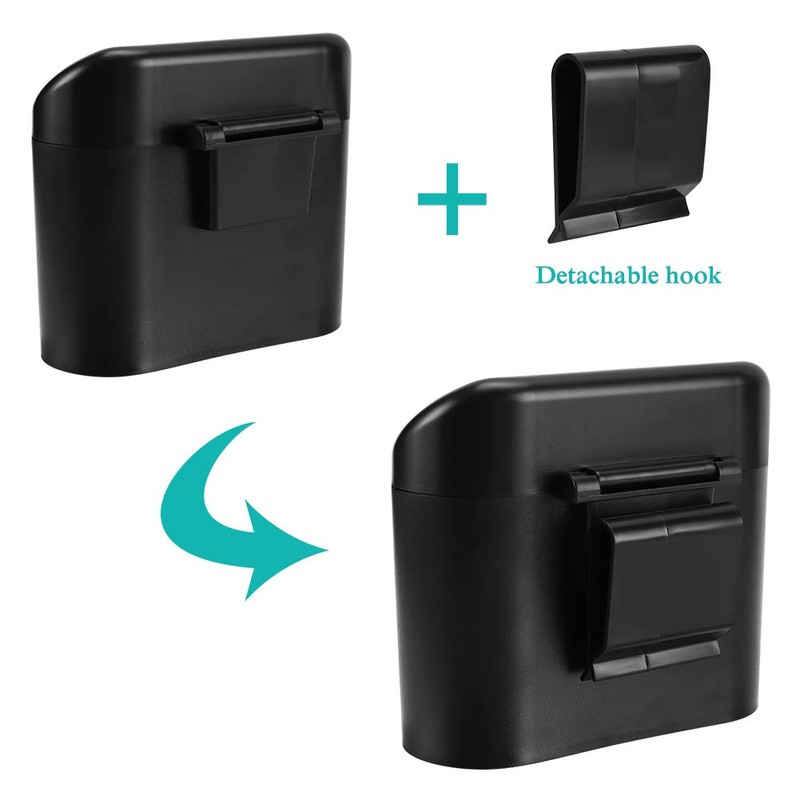 Accmor Car Trash Can with Lid, Mini Auto Dustbin Garbage