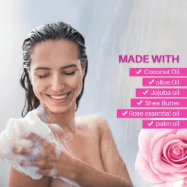 Jabón De Baño Hecho A Mano Con Aceite Esencial Rosa Soap Lad