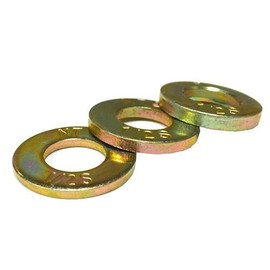 (8) 5/8 Grade 8 Hardened SAE Extra Thick Flat Washers Zinc Yellow
