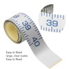 40in Fish Ruler Waterproof Adhesive Fish Measuring Tape Fishing Measuring