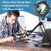 HITTI 【Upgraded】 12X LED Magnifying Lamp, 1,800 Lumens Stepless Dimmable,