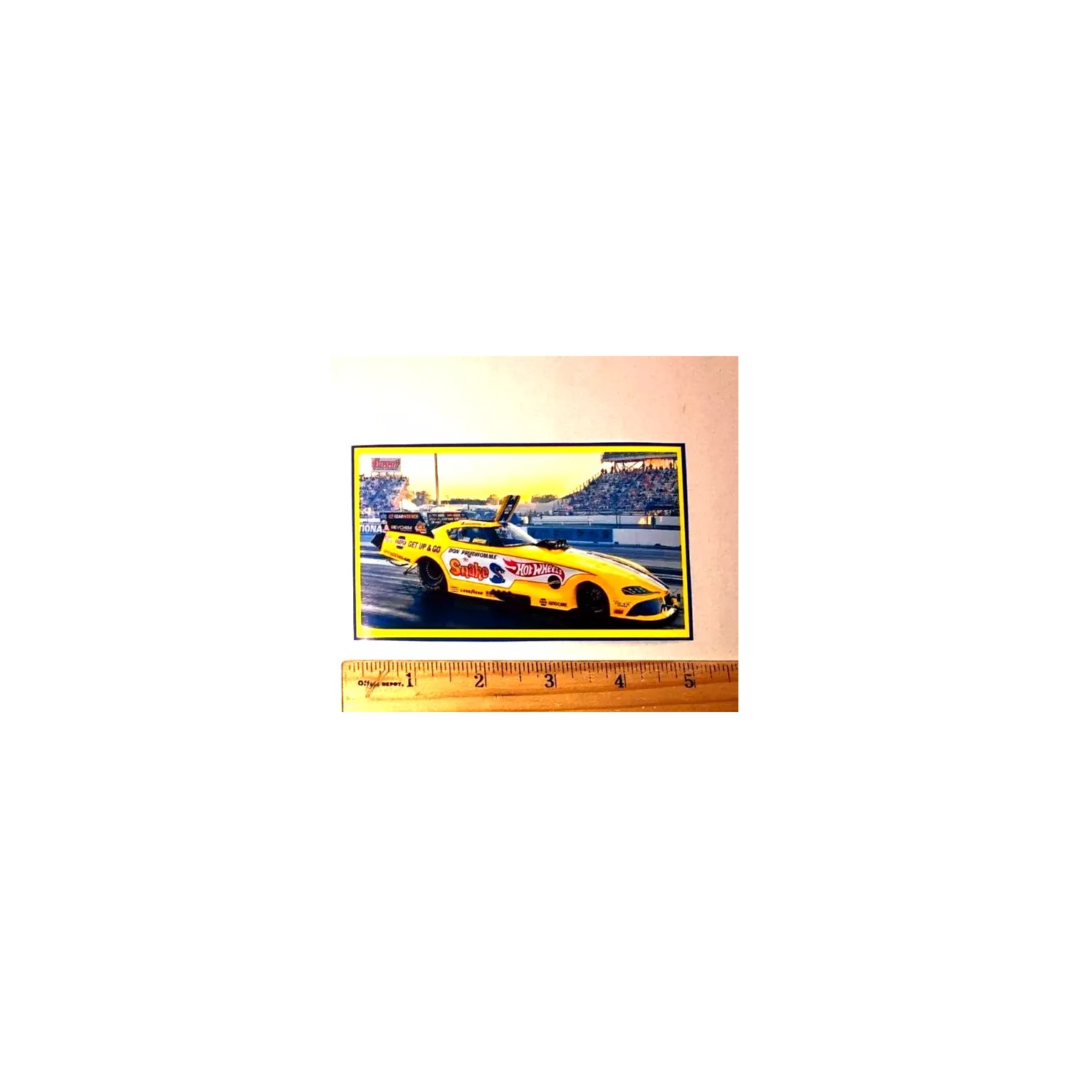 Ron Capps Toyota Racing NHRA Racing Prudhomme Tribute Funny Car Sticker ...