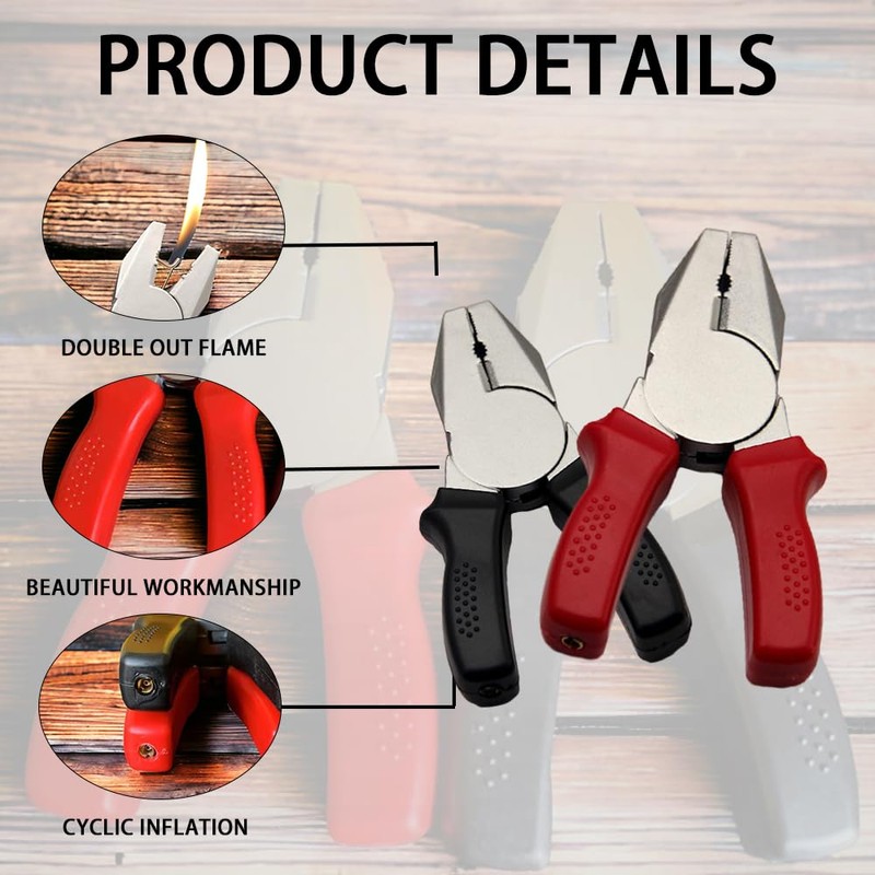 Creative Novel Tool Shape Lighter - Windproof Jet Torch, Refillable