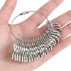 NuLink Ring Sizer Measuring Tool Stainless Steel Finger Rings Gauge