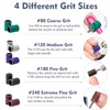 Nail Sanding Bands for Nail Drill, Bestgle 250Pcs Coarse Fine